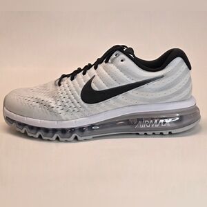 New Nike Air Max 2017 White/Black  Running Sneakers Men's Size 11.5